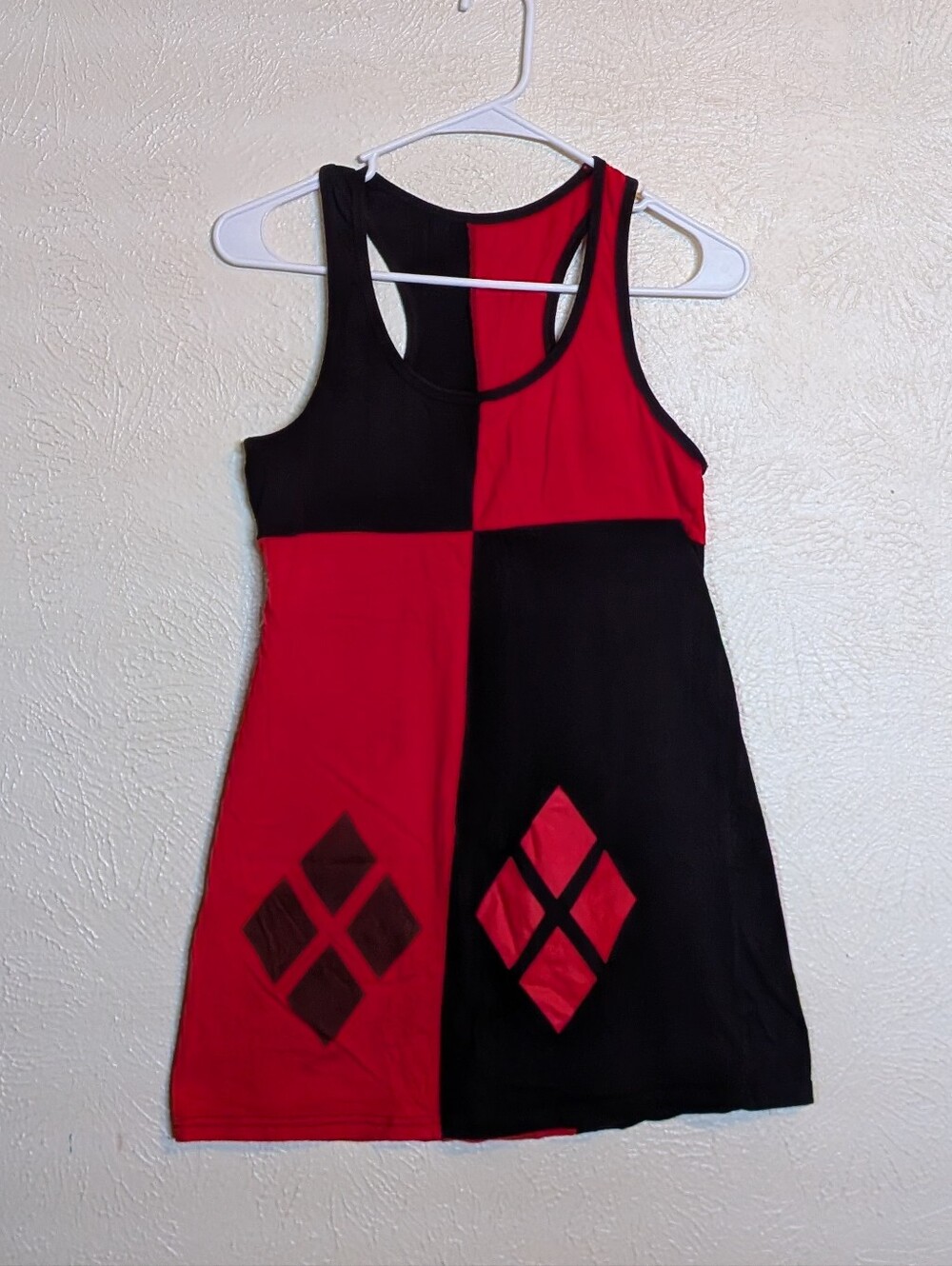 Hot Topic DC Comics Harley Quinn Bodycon T Shirt Tank Dress L